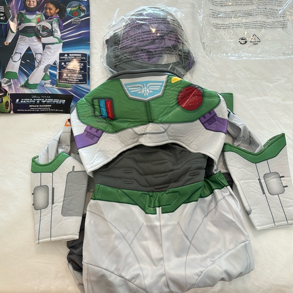 Disguise Lightyear Toddler/Kid's Space Ranger Deluxe Costume, size 4-6